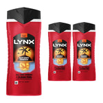 Men Sunset Fresh 3 In 1 Body Wash With Lasting Fragrance 500ml | Set-of-3