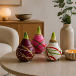 Amaryllis Touch Of Wax Art | Set of 2