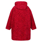 Childrens/kids Cosy Zebra Print Poncho | 3-5 Years | Pink