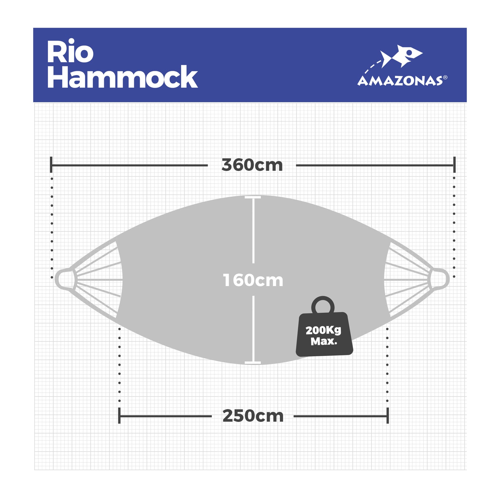 Rio Bordeaux Family Garden Hammock