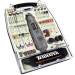 Rotary Tool Kit 135w & Accessory Set Variable Speed 8000-33000rpm Ideal For Diy Woodwork & Hobby Craft Dremel Compatible | 234 Piece Kit + Case | Grey