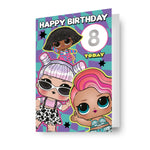 LOL Surprise Age Sticker Birthday Card Official Product