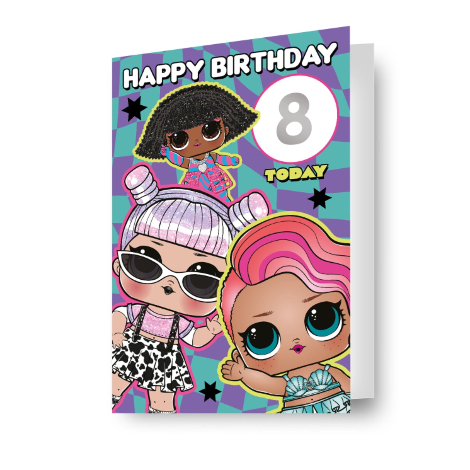 LOL Surprise Age Sticker Birthday Card Official Product