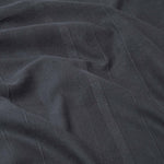 Cotton Rajput Ribbed Throw | 255cm x 360cm | Black