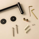 Towel Rail Matt Black Logic (40cm)