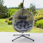 Bradshaw Swing Egg Pod Chair | Dark Gray