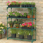 Growhouse Shelving Green Powder-coated Steel 106cm | Green