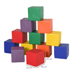 12 Piece Soft Play Blocks Soft Foam Toy Building Stacking Block For Kids | Red
