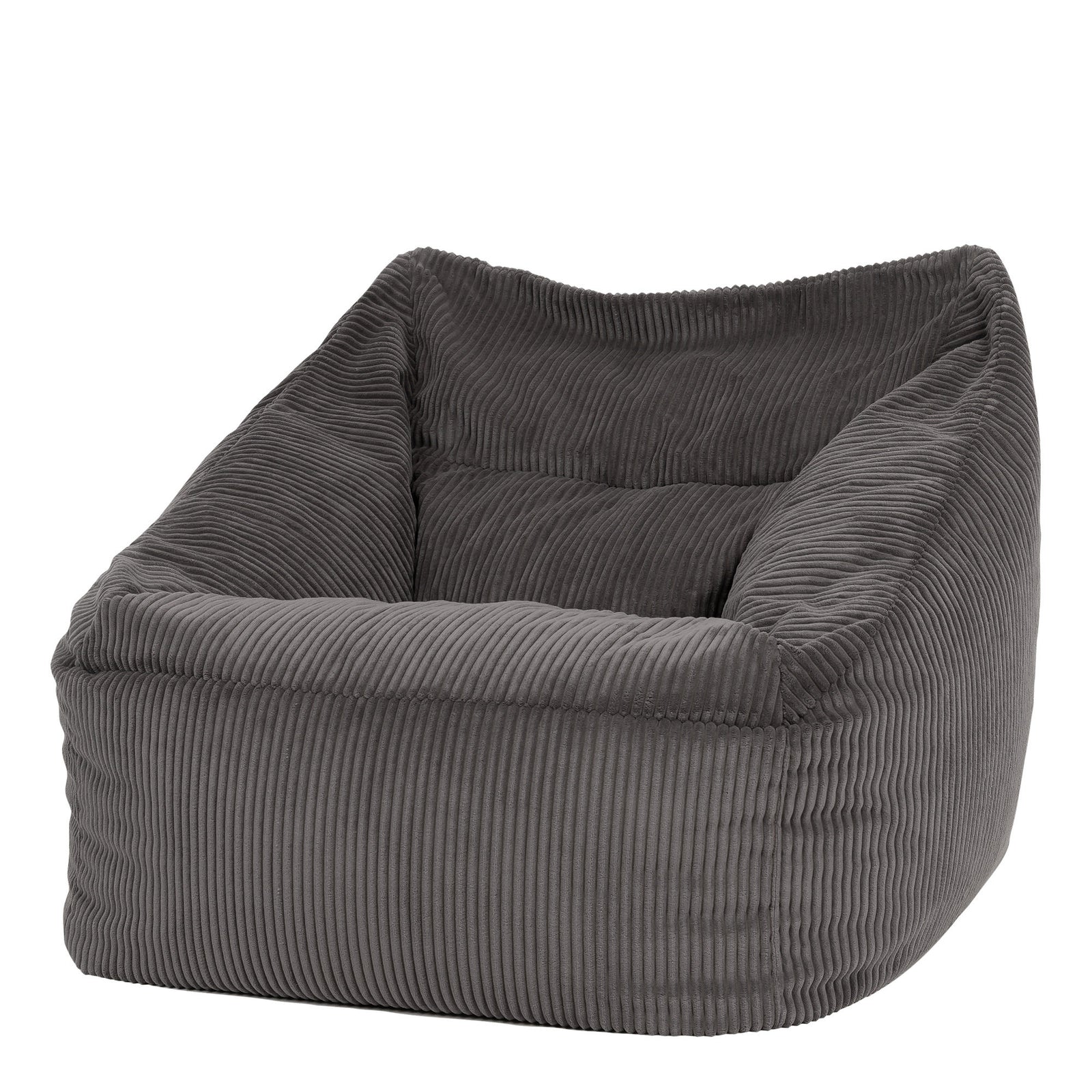 Morgan Cord Armchair Bean Bag | Charcoal