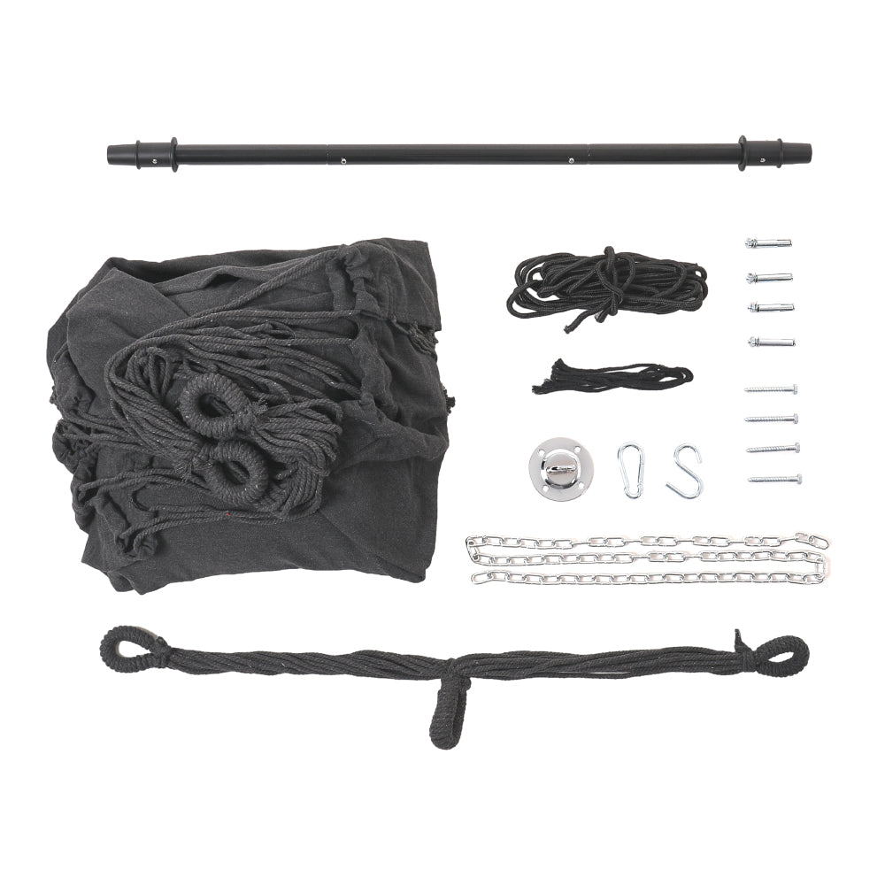 Living and Home Garden Hanging Canvas Hammock Swing Chair