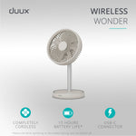 Rize Portable Fan With Rechargeable Battery | Off White