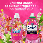 Laundry Washing Liquid Detergent Tropical Lily 2.6 Litre, 96 Washes, 4pk