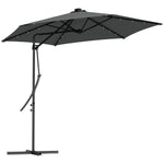 3m Cantilever Parasol W/ Waterproof Cover | Dark Grey