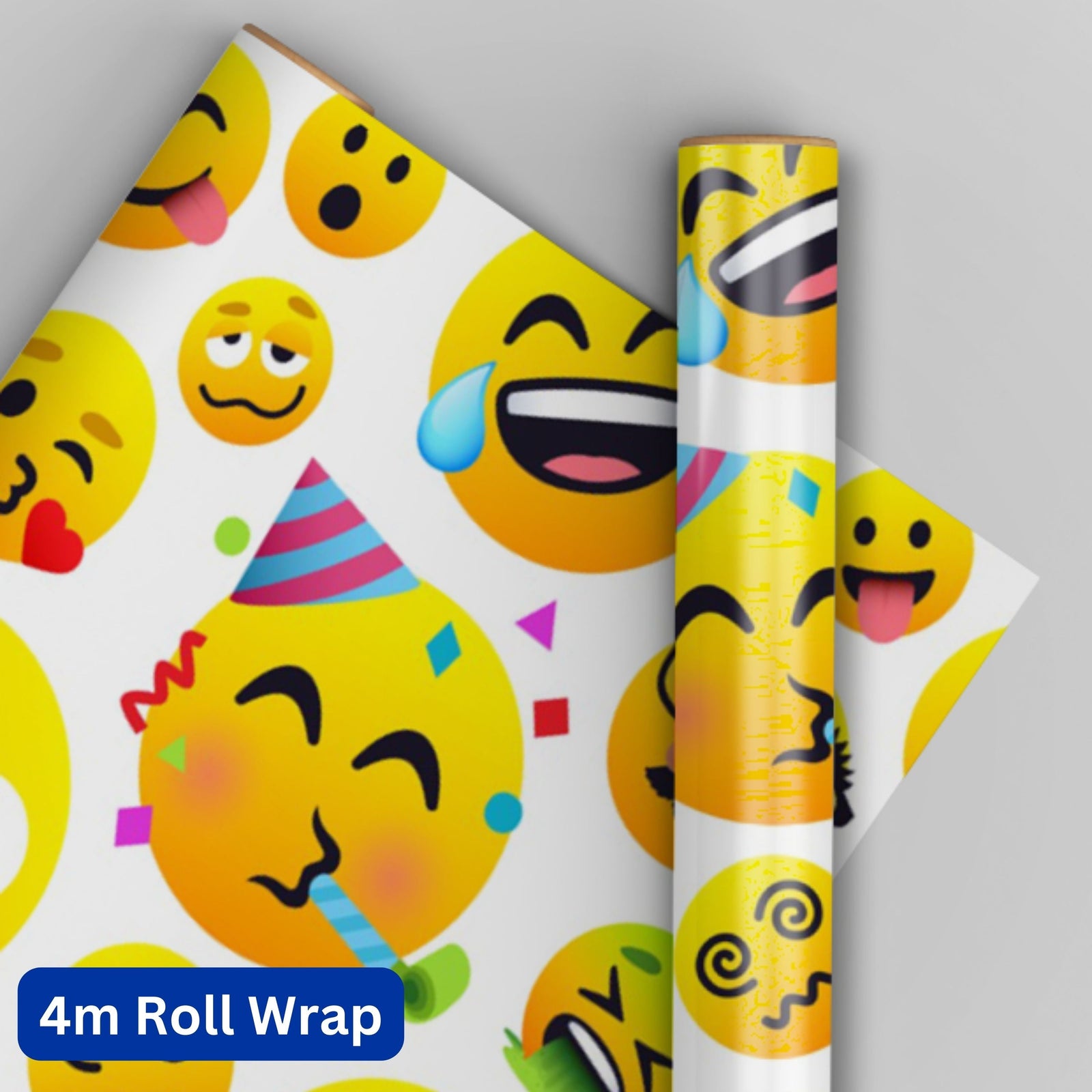 Emoji 4m Roll Birthday Wrapping Paper