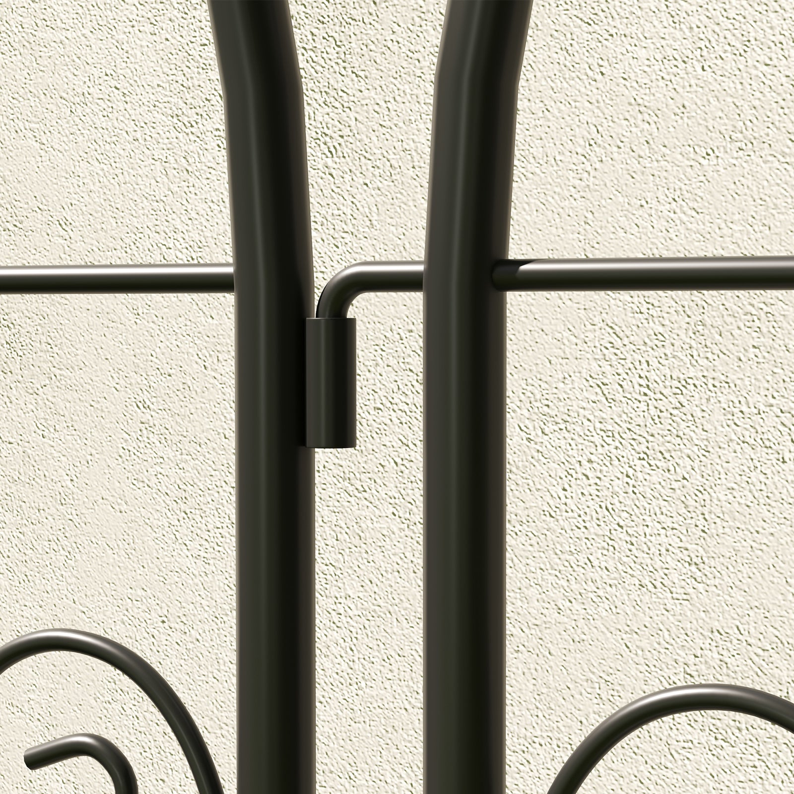 Outsunny Set Of 2 Metal Garden Trellis, Outdoor Trellis Panels, 180 X 50cm
