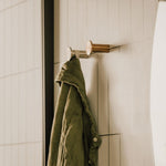Towel Hook, Robe Hook, Coat Hook, Brushed White,architect S+ Collection