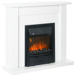 1000w/2000w Electric Fire And Mantelpiece With Led Flames