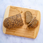 BlauKe Wood Cutting Board For Kitchen - 37x29cm Bamboo Cutting Board With Juice Groove - Wooden Butcher Block