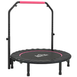 45 Foldable Mini Trampoline Fitness Trampoline Rebounder | Pink