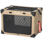Collapsible Dog Crate Foldable Pet Carrier For Cats Small Dog 65x45x45cm