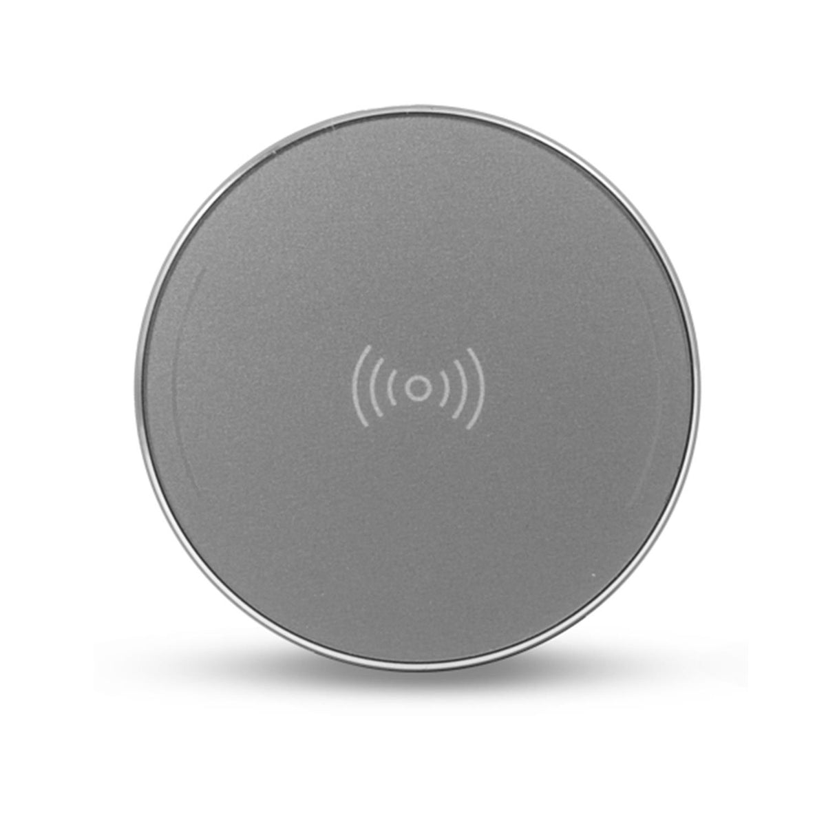 Universal Wireless Charging Pad Round - Silver