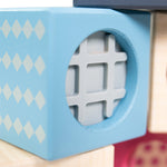 Bigjigs Toys 8 Wooden Sensory Blocks, Each With A Different Experence