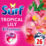 3 In 1 Laundry Washing Detergent Capsules Tropical Lily | Set of 2