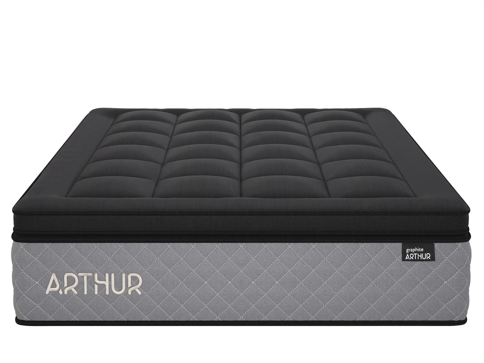 Graphite Arthur 3000 Hybrid Mattress | Double | Charcoal