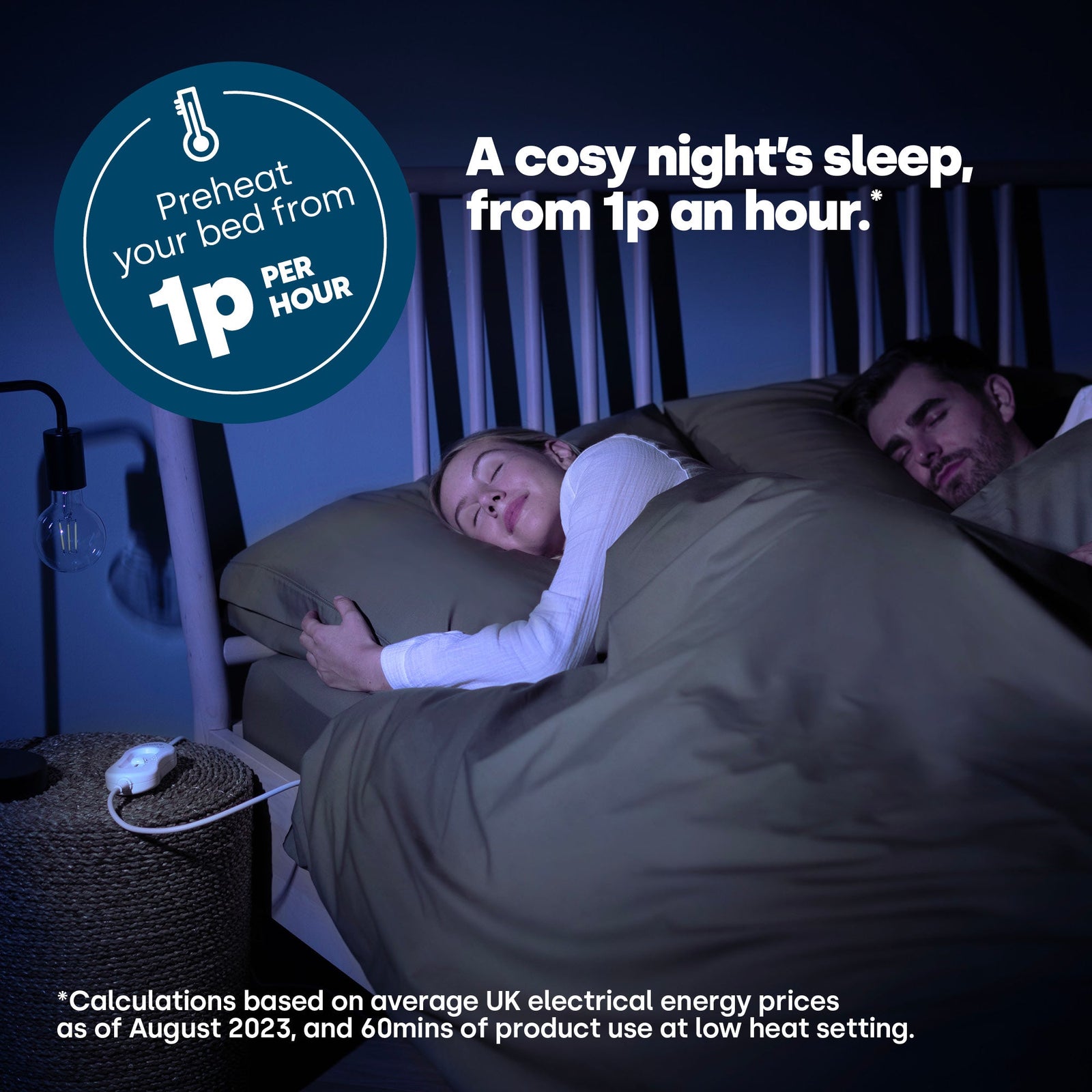 Livivo King Size Dual Control Electric Under Blanket With 3 Temperature Levels