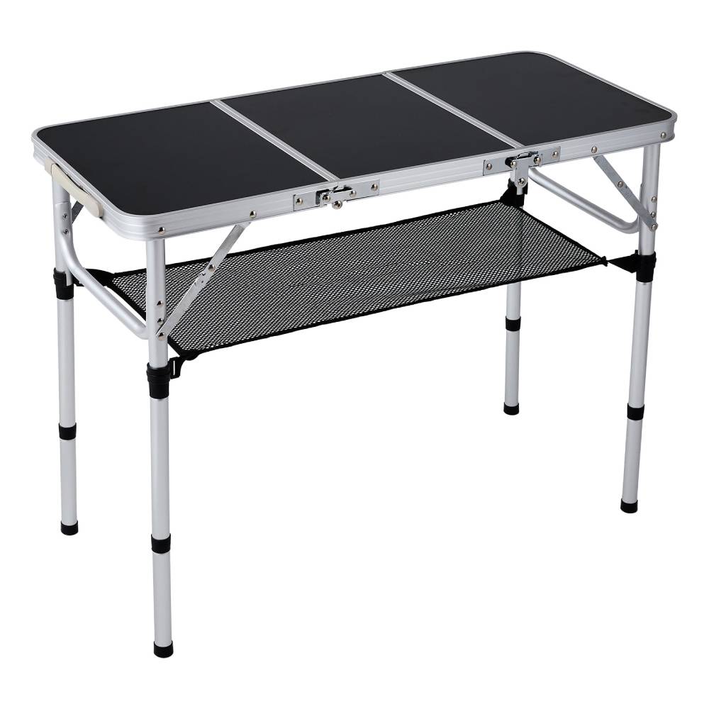Folding Camping Table With Carrying Handle | Black