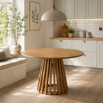Indoor & Outdoor Living Kayci Dining Table - Oak Effect
