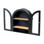 Arched Wall Cabinet With Adjustable Shelf