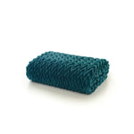 Tadcaster Supersoft Warm Chevron Designn Throw – 140x180cm Blanket | 140cm x 180cm | Teal