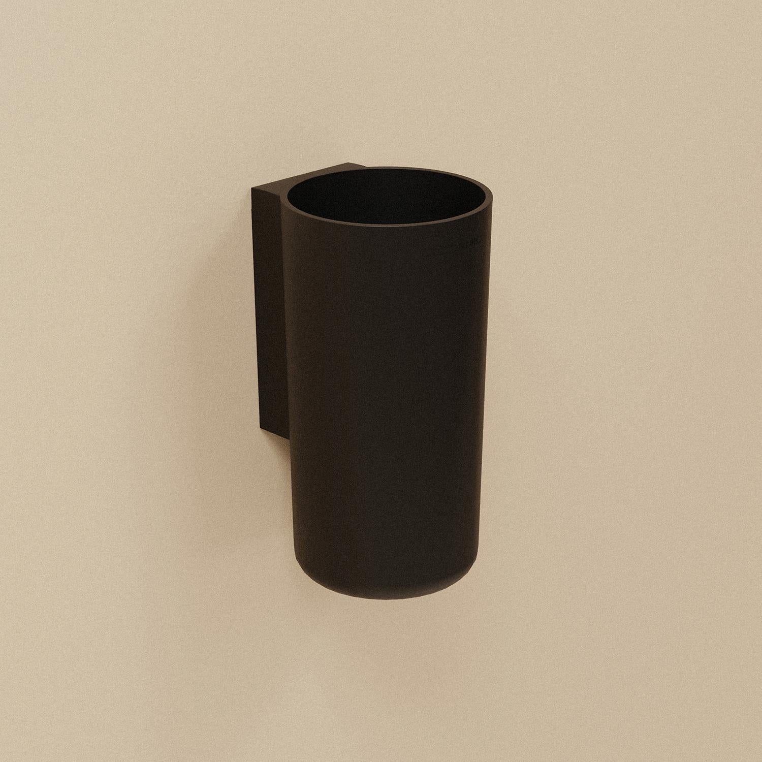 Toothbrush Holder, Screw-in Or Self-adhesive, Matt Black, Next Collection