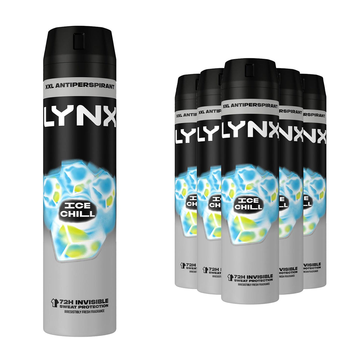 Xxl Antiperspirant Deodorant Body Spray Ice Chill 72-hour 250ml | Set of 30