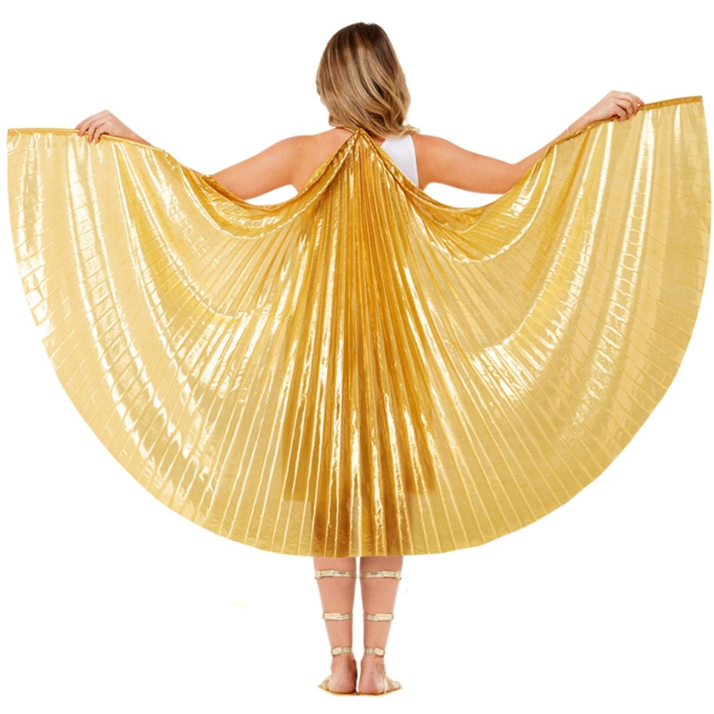 Smiffys Womens Deluxe Grecian Cape, Gold