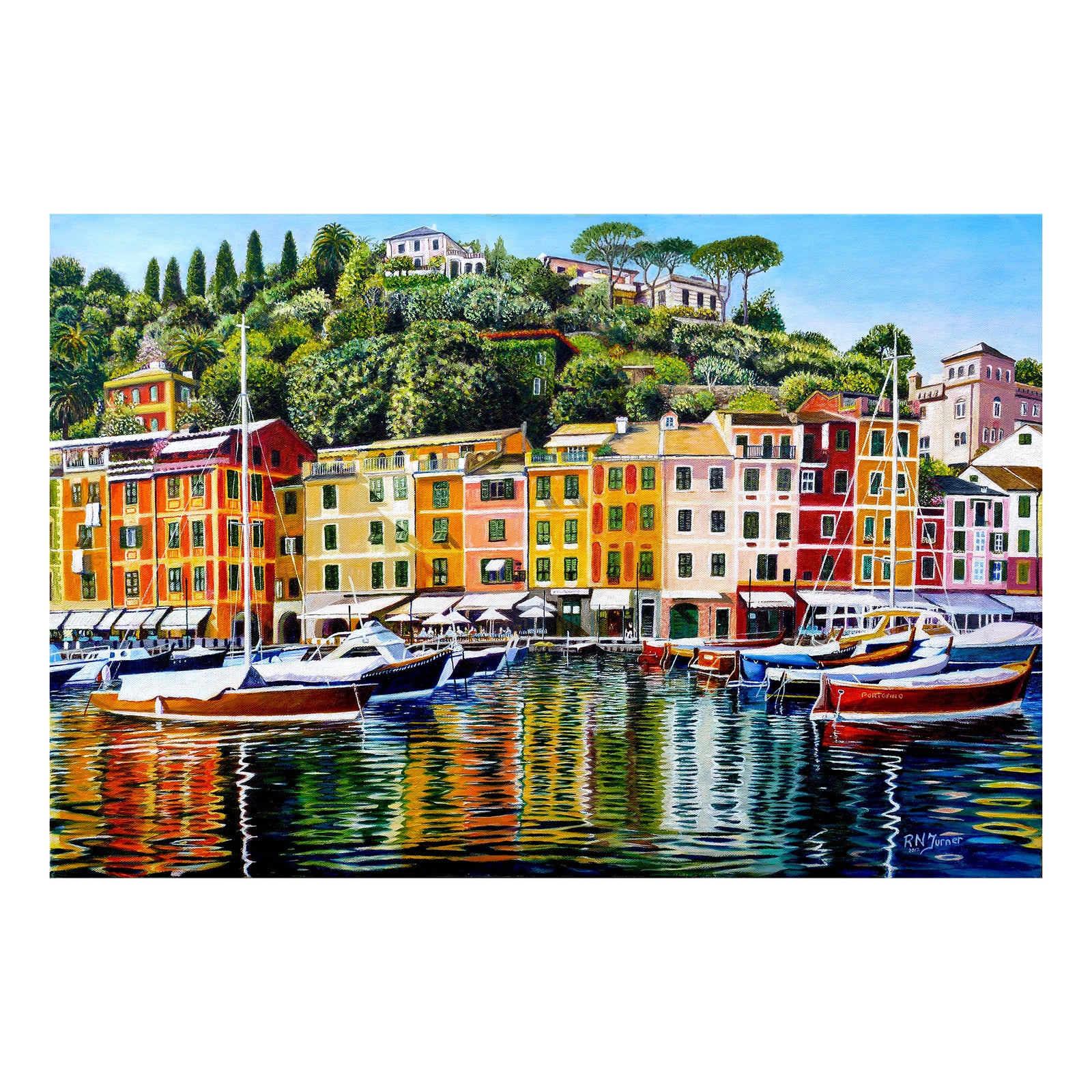Portofino On Reflection Jigsaw - 1000 Piece Jigsaw Puzzle For Adults