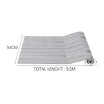 Modern Metallic Silver And Grey Striped Wallpaper