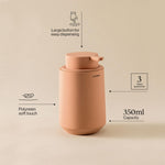 Soap Dispenser, 350ml, Durable. Non-drip Nozzle Green, Saona Collection