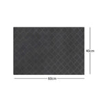 Eco Rubber Doormat | 40 x 60cm | Black