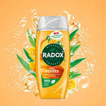 Mineral Therapy Shower Gel Feel Revived W/ Mandarin&apricot Scent, 225ml, 6pk | 6 | Orange