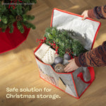 Heavy Duty Xmas Decoration Storage Bag With Dual Handles