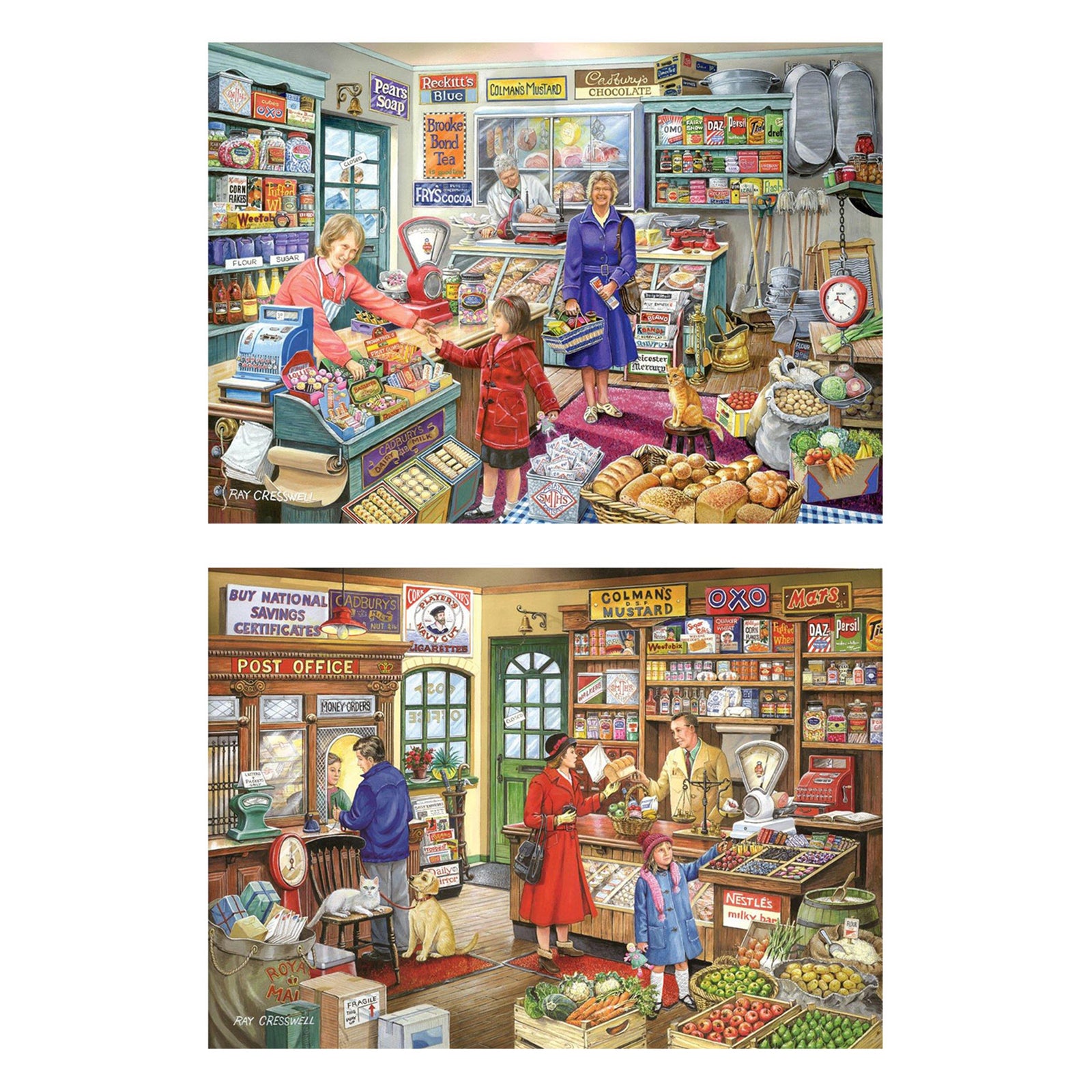 Please May I Have Jigsaw - 2 X Big 500 Piece Jigsaw Puzzles Multi Pack - For Adults, With Extra Large Pieces