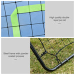Rebounder Net Baseball Training Equipment Ball Goal Skills | Black