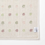 Tufted Cotton Bath Mat With Polka Dot Design | 50 x 80cm | Multi Colour