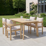 Sundrift 4 Seater Garden Dining Set | Beige