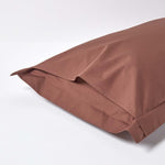 Egyptian Cotton Oxford Pillowcase 200 Tc | 48 x 74cm | Chocolate