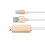 Full Hd Support Hdmi Connector Cable For Phone/pad | Gold