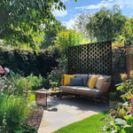 Metal Outdoor Privacy Screen 120cm X 180cm - Panels | 120cm x 180cm | Black