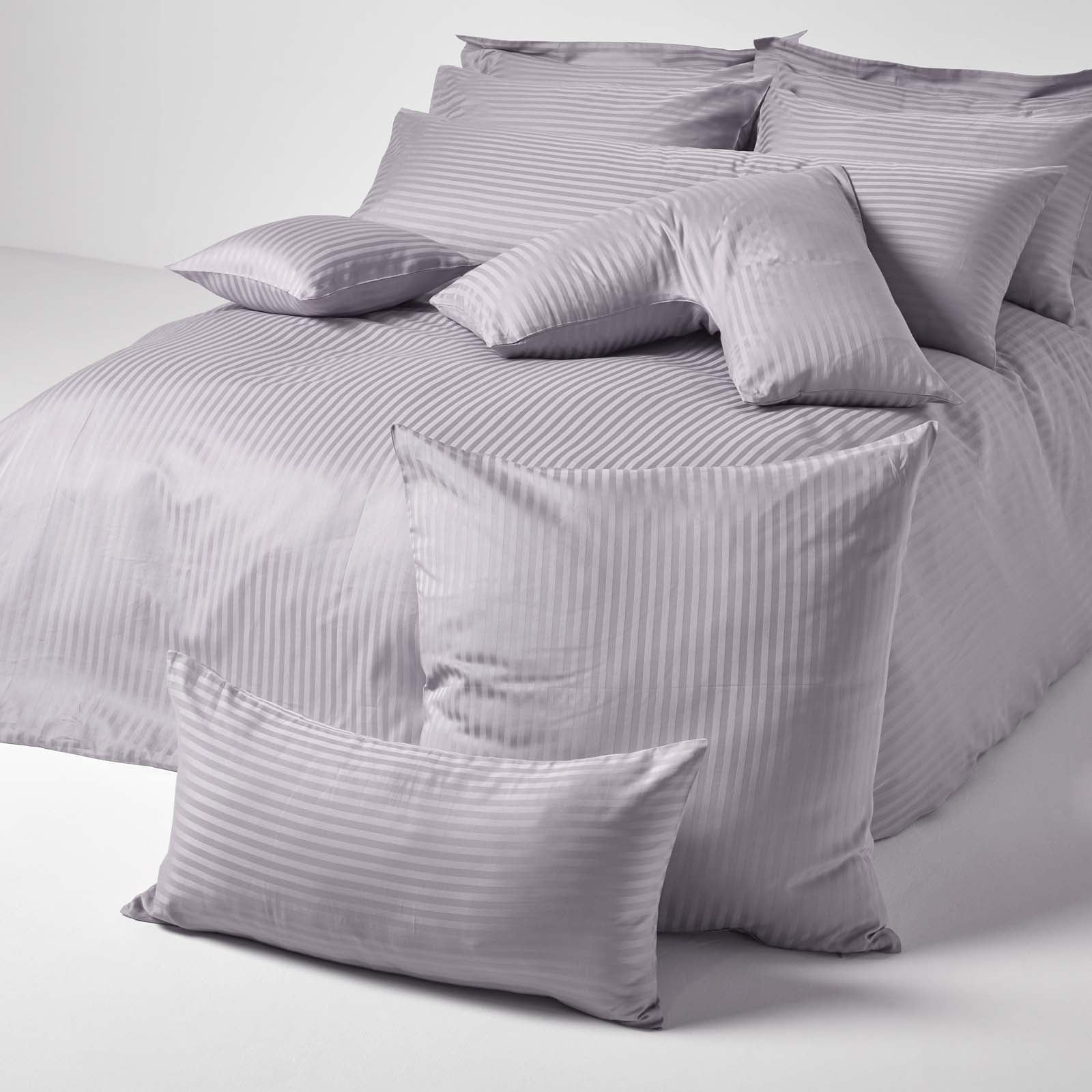 European Size Egyptian Cotton Pillowcase 330 Tc | 80cm x 80cm | Grey